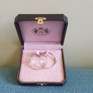 Juicy Couture hoop earrings